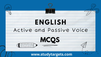 Active and Passive Voice MCQ