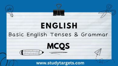 Basic English Tenses & Grammar MCQs