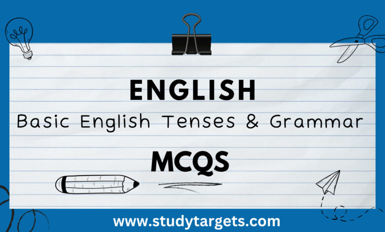 Basic English Tenses & Grammar MCQs