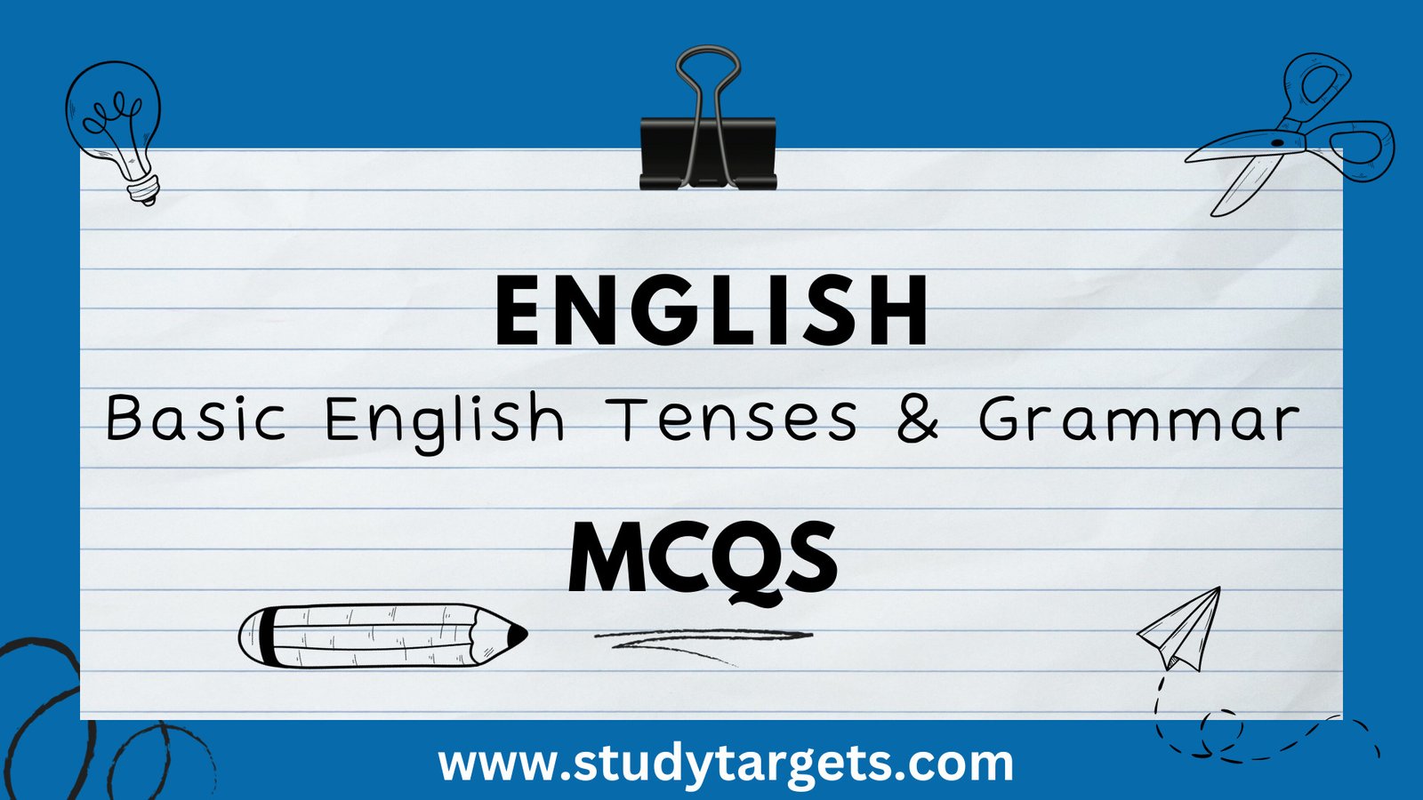 Basic English Tenses & Grammar MCQs