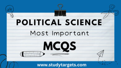 Political Science Most Important MCQs