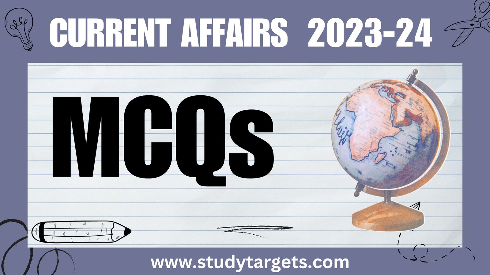 MCQs World Current Affairs 2023-24 Current Affairs MCQs