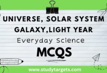 Our Universe, Solar System,Galaxy,Light Year Everyday Science MCQs