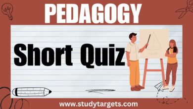 Short Quiz Pedagogy Short Quiz