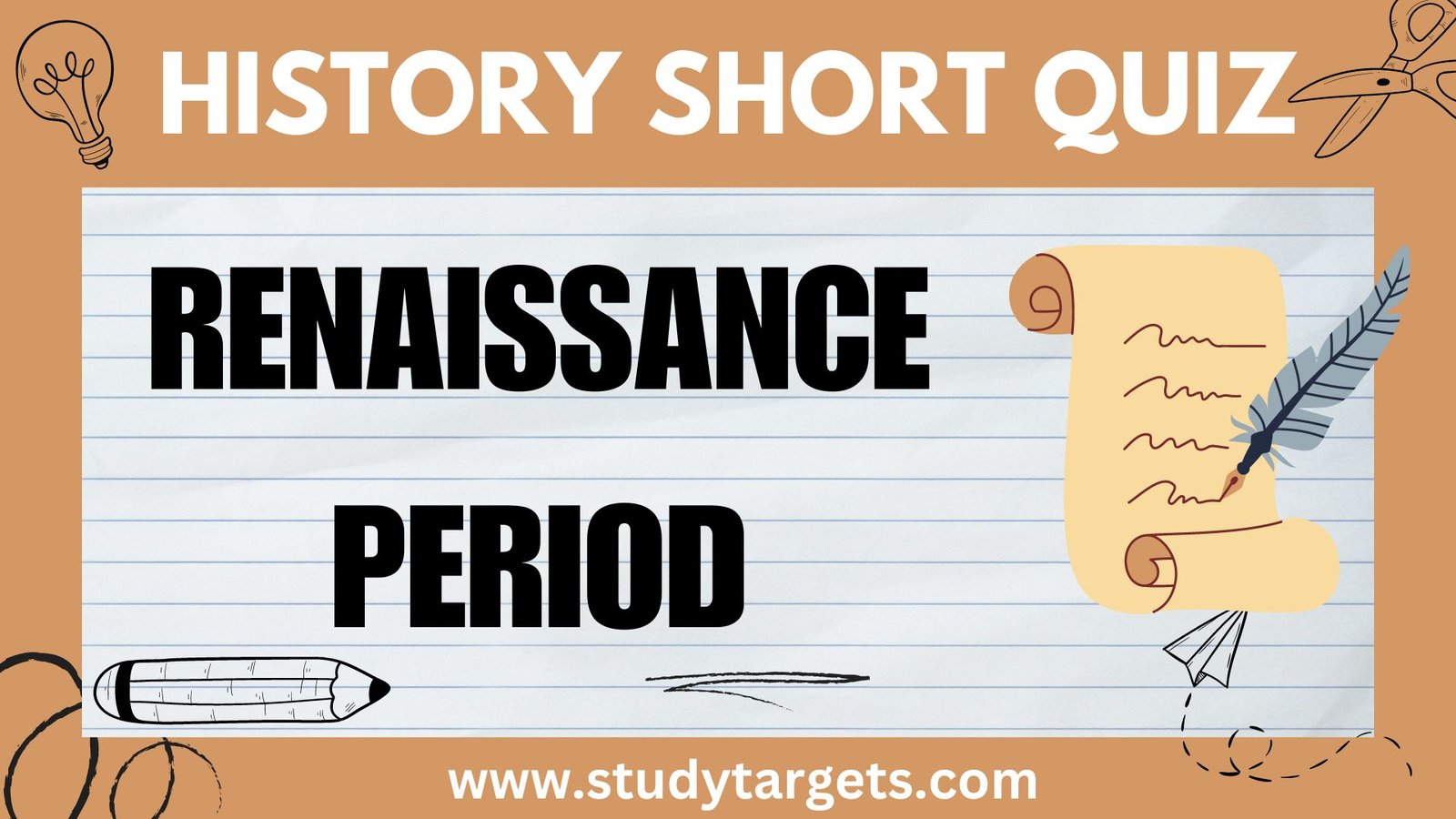 Short Quiz : Renaissance Period : World History Short Quiz