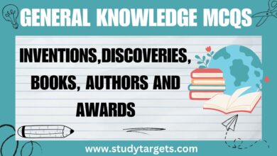 GK MCQs: Inventions, Discoveries, Books, Authors and Awards:General Knowledge MCQs
