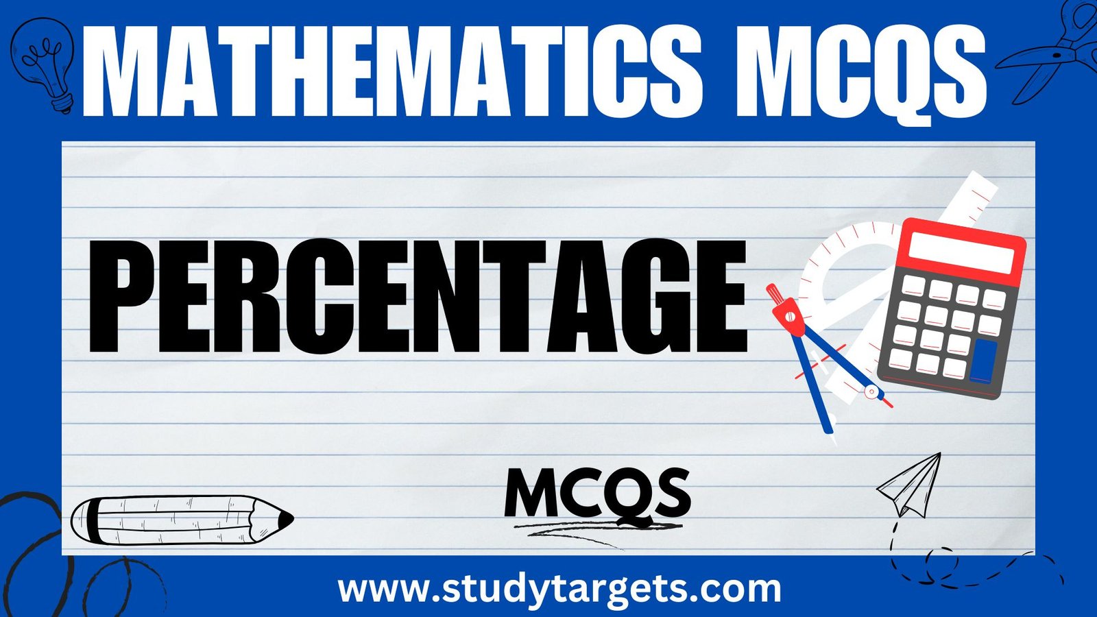 Percentage Mathematics MCQs