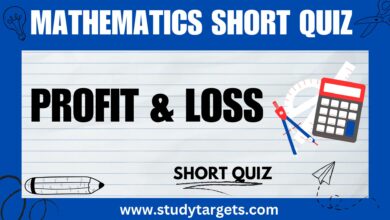 Profit And Loss Mathematics Short Quiz