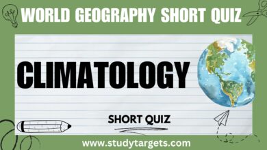 Short Quiz : Climatology : World Geography Short Quiz