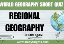 Short Quiz : Regional Geography : World Geography Short Quiz